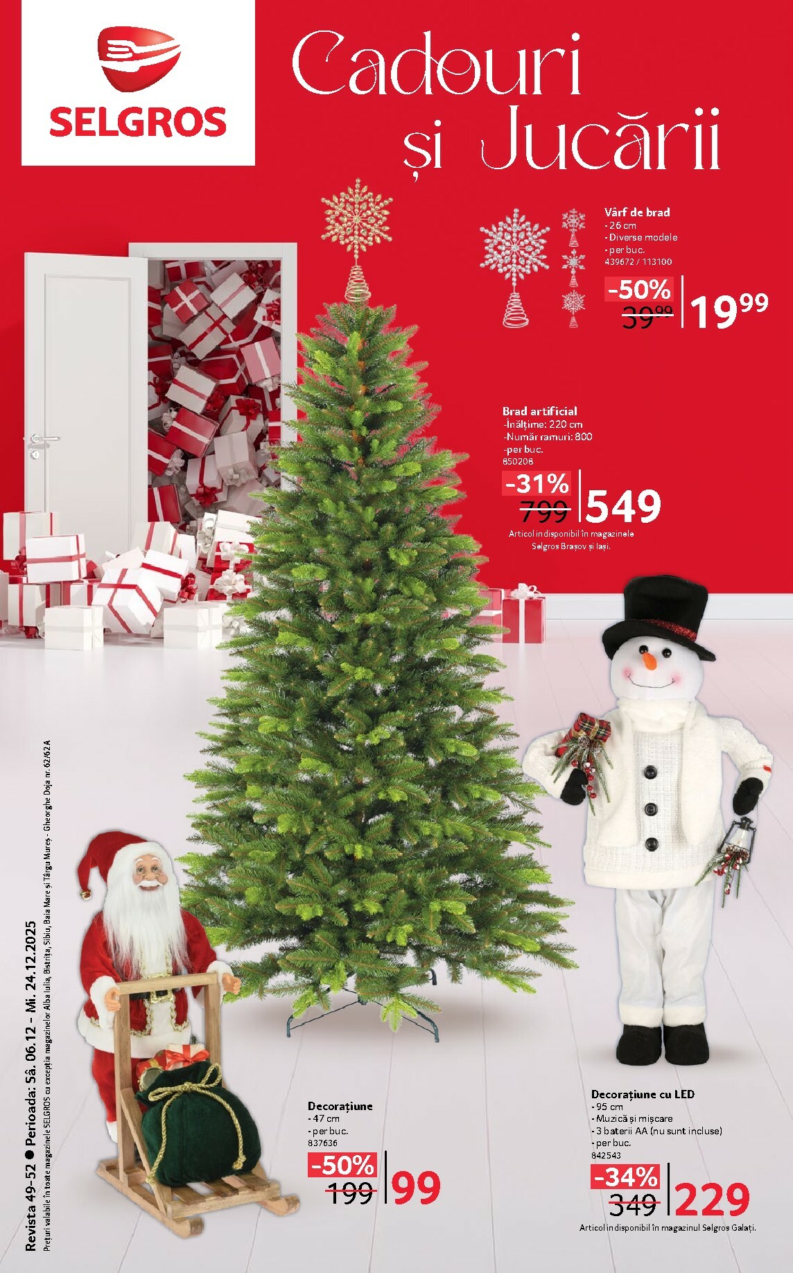 selgros - Catalog Selgros - Cadouri si jucarii online – oferte valabile din 06.12.