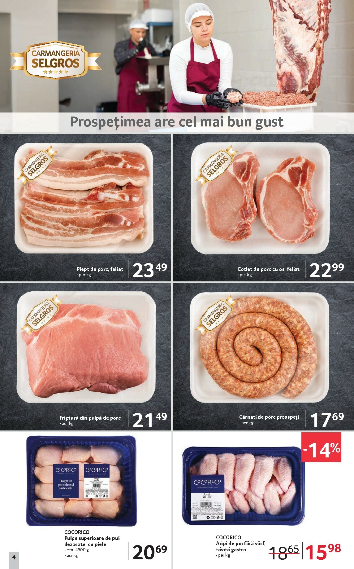 selgros - Catalog Selgros - Food online – oferte valabile din 02.01. - page: 4