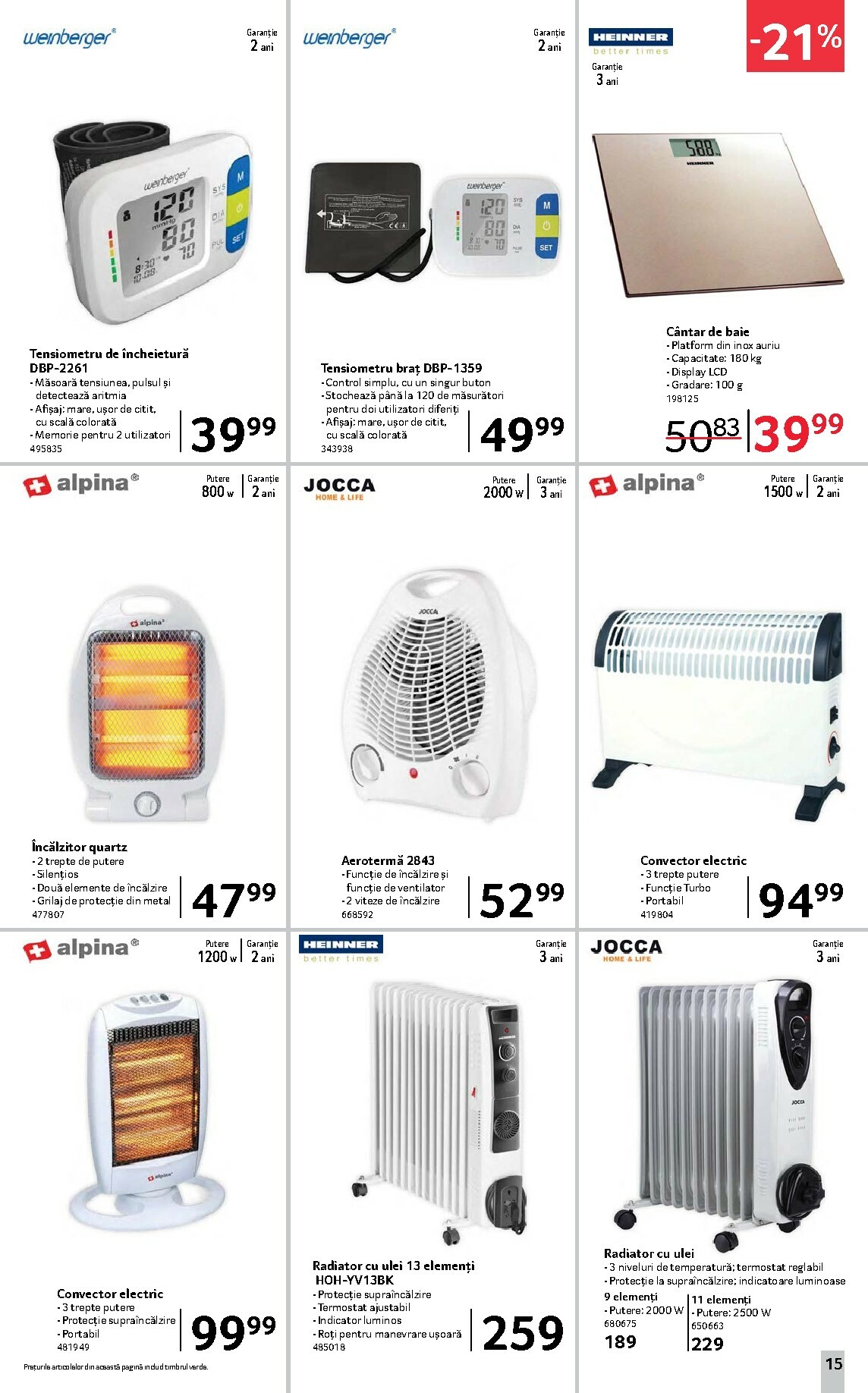 selgros - Catalog Selgros - Non Food online – oferte valabile din 02.01. - page: 15