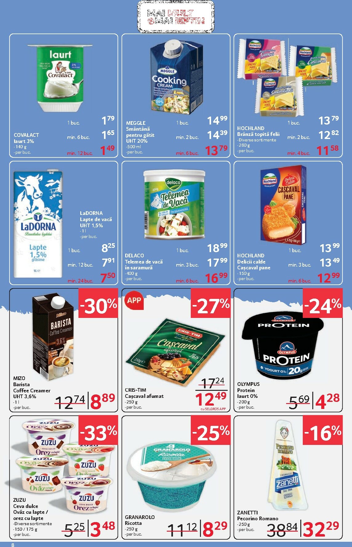 selgros - Catalog Selgros - Food online – oferte valabile din 23.01. - page: 8