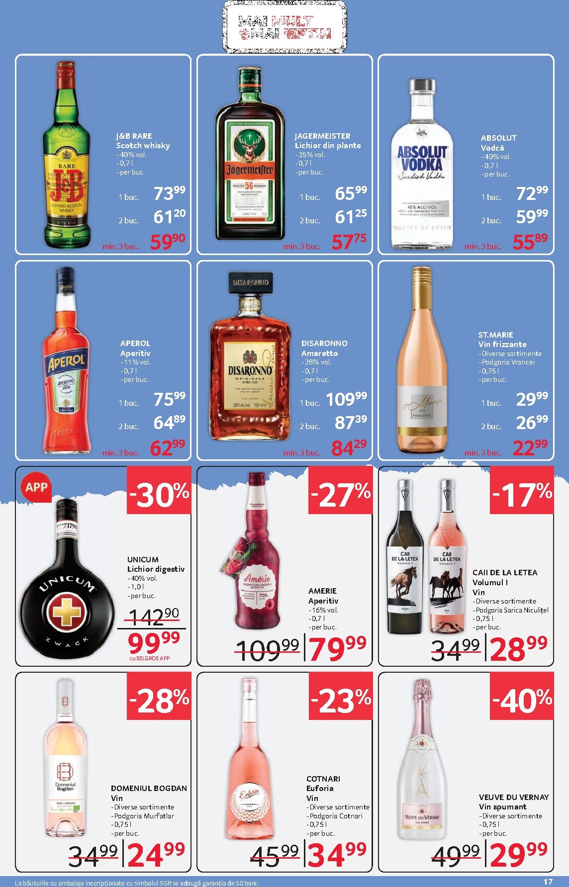 selgros - Catalog Selgros - Food online – oferte valabile din 06.03.2026 - page: 17
