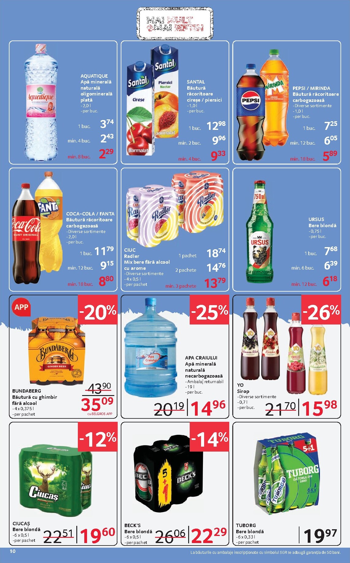 selgros - Catalog Selgros - Magazine Mici online – oferte valabile din 06.03.2026 - page: 10
