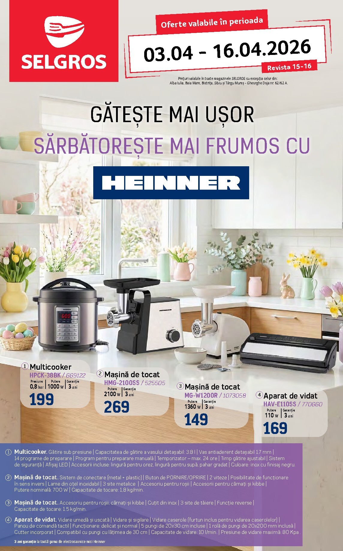 selgros - Catalog Selgros - Non Food online – oferte valabile din 03.04.2026