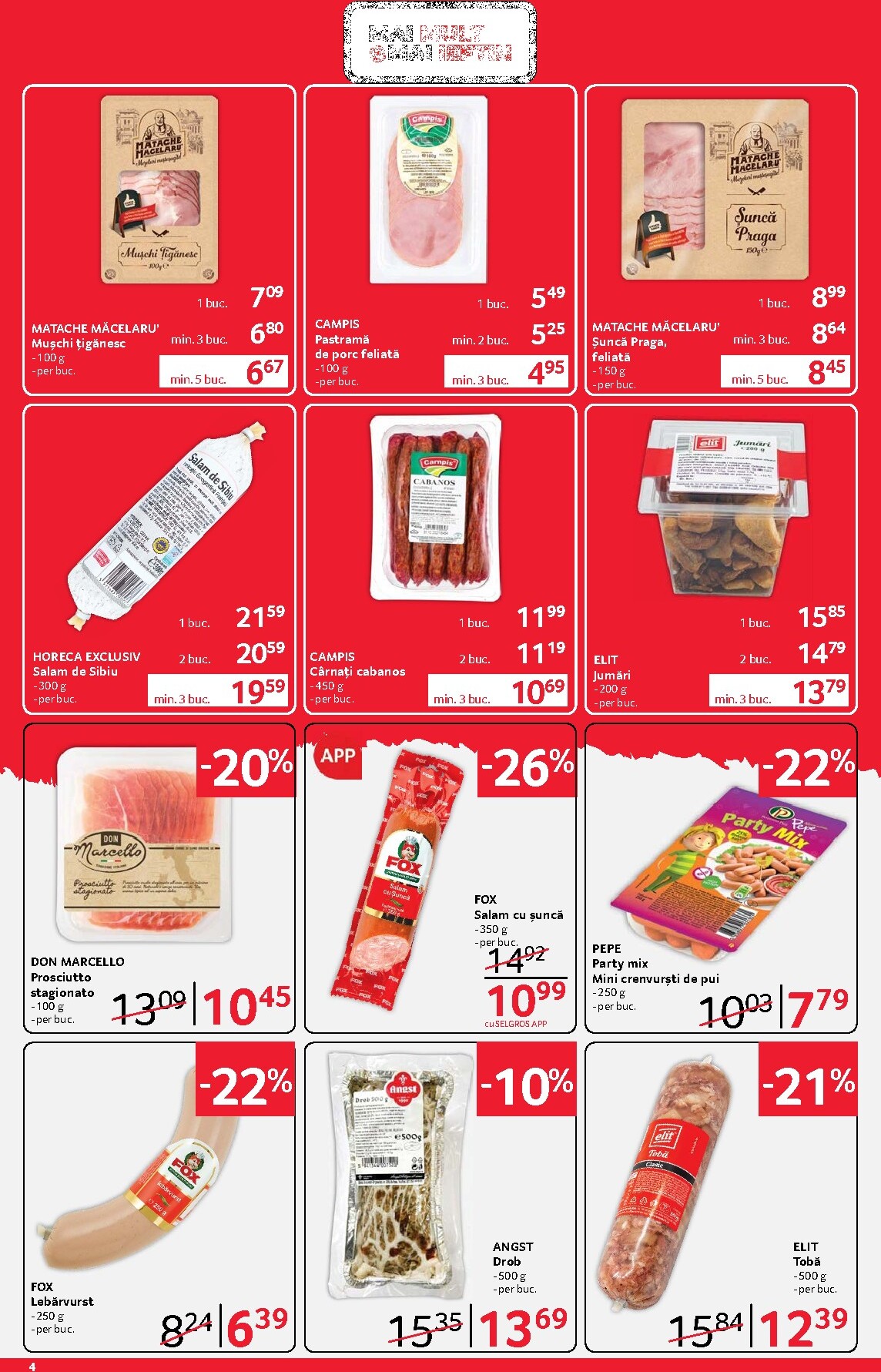 selgros - Catalog Selgros - Food online – oferte valabile din 03.04.2026 - page: 4