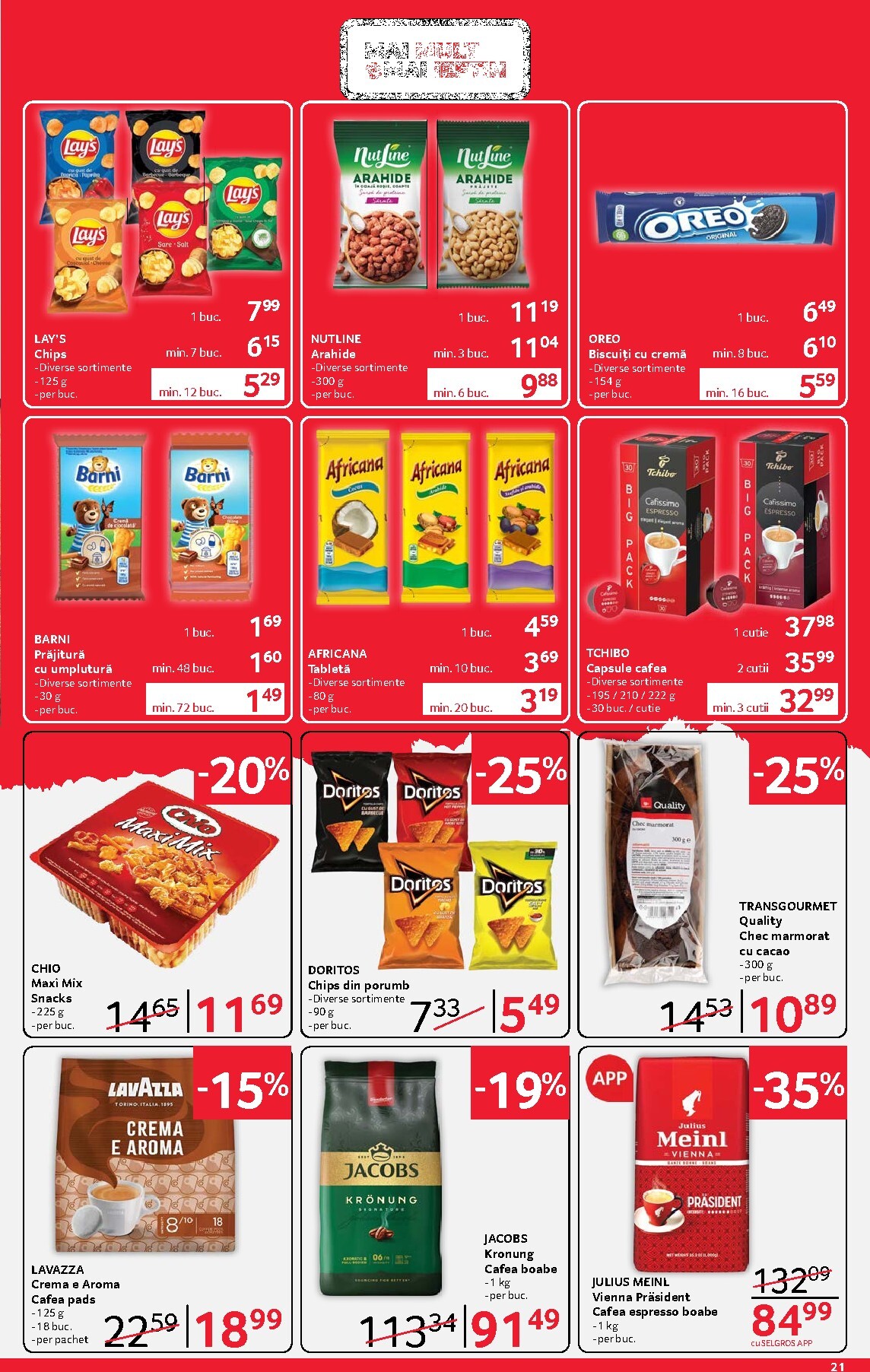 selgros - Catalog Selgros - Food online – oferte valabile din 03.04.2026 - page: 21
