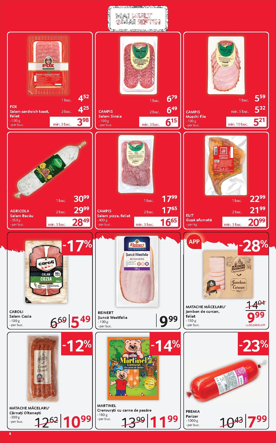 selgros - Selgros - Magazine Mici pliante pentru săptămâna viitoare de la vineri 17.04.2026 până la joi 30.04.2026 - page: 4