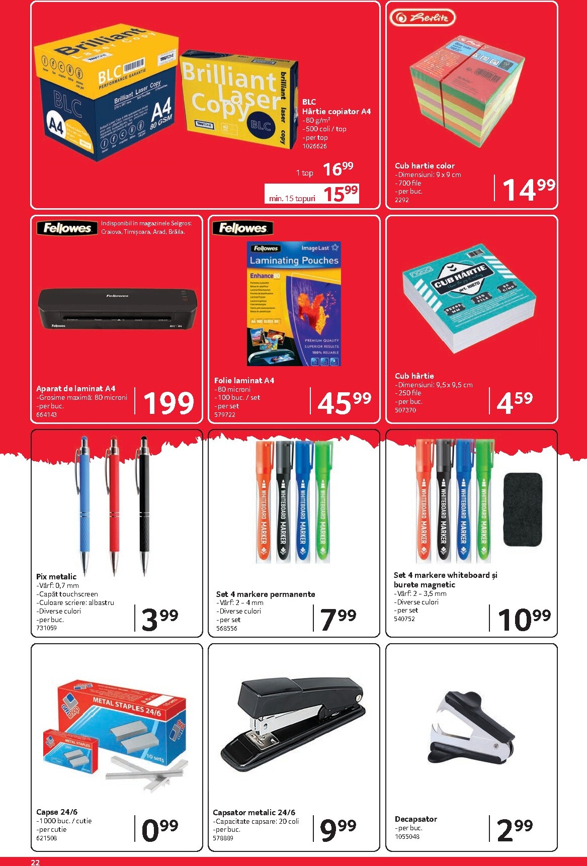 selgros - Selgros - Non Food pliante pentru săptămâna viitoare de la vineri 01.05.2026 până la joi 14.05.2026 - page: 22