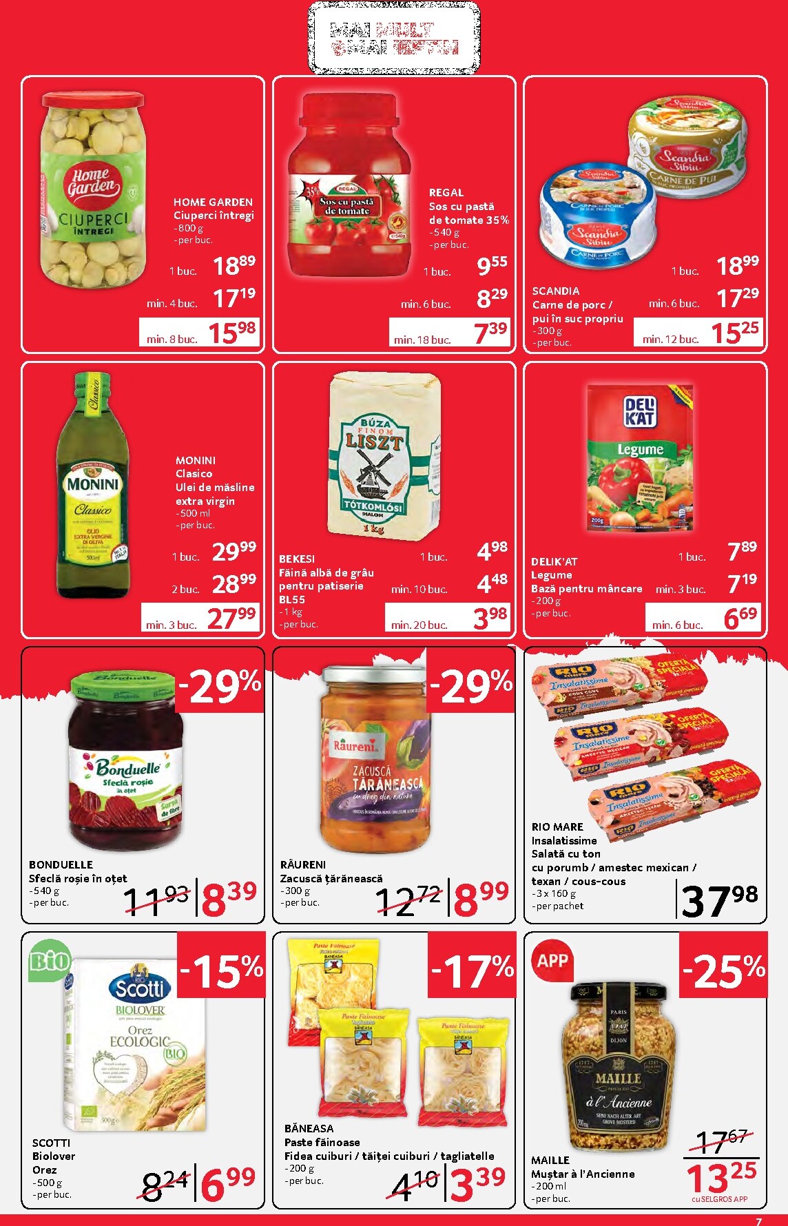 selgros - Selgros - Magazine Mici pliante pentru săptămâna viitoare de la vineri 01.05.2026 până la joi 14.05.2026 - page: 7