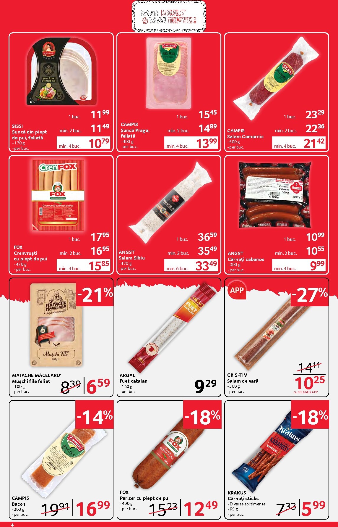 selgros - Selgros - Magazine Mici pliante pentru săptămâna viitoare de la vineri 01.05.2026 până la joi 14.05.2026 - page: 4