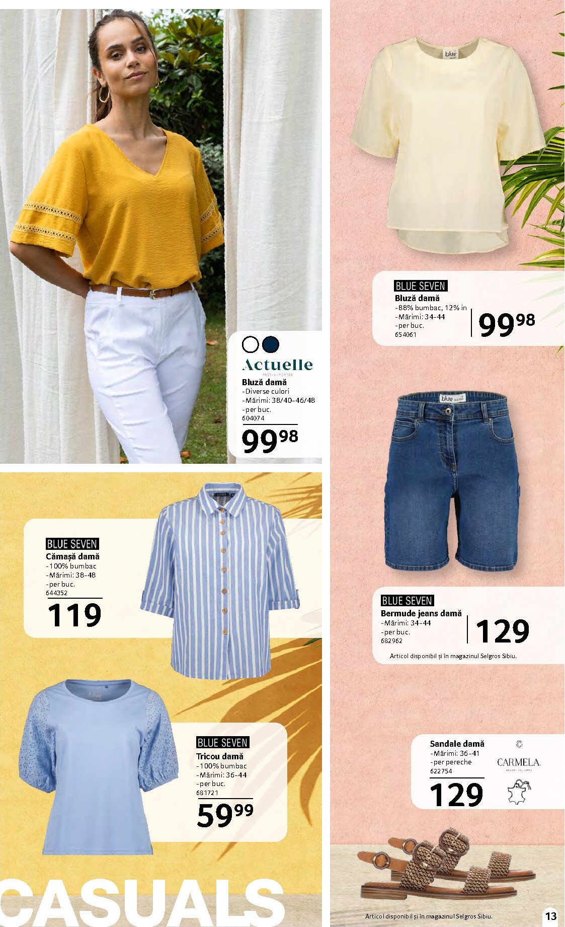 selgros - Selgros - Moda de vara pliante pentru săptămâna viitoare de la vineri 15.05.2026 până la joi 11.06.2026 - page: 13