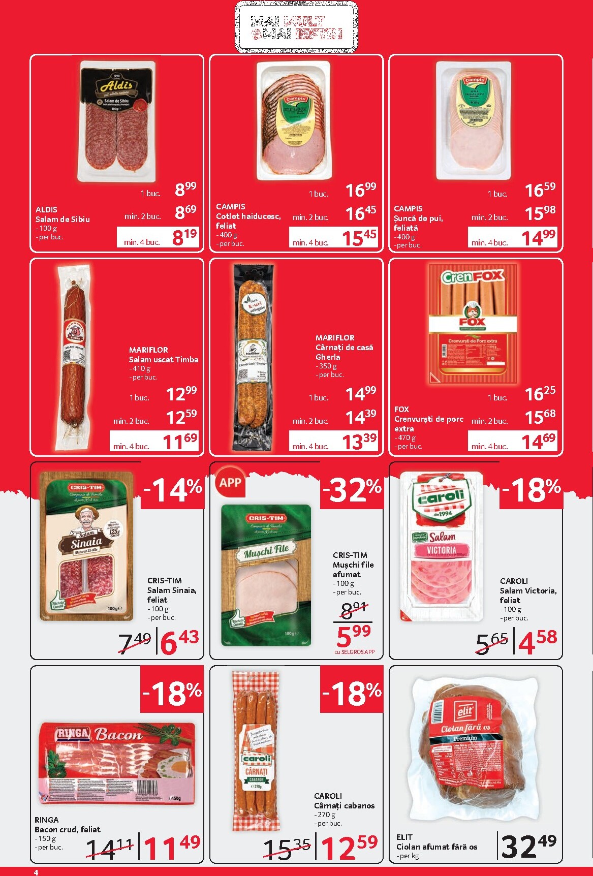 selgros - Selgros - Food pliante pentru săptămâna viitoare de la vineri 15.05.2026 până la joi 28.05.2026 - page: 4
