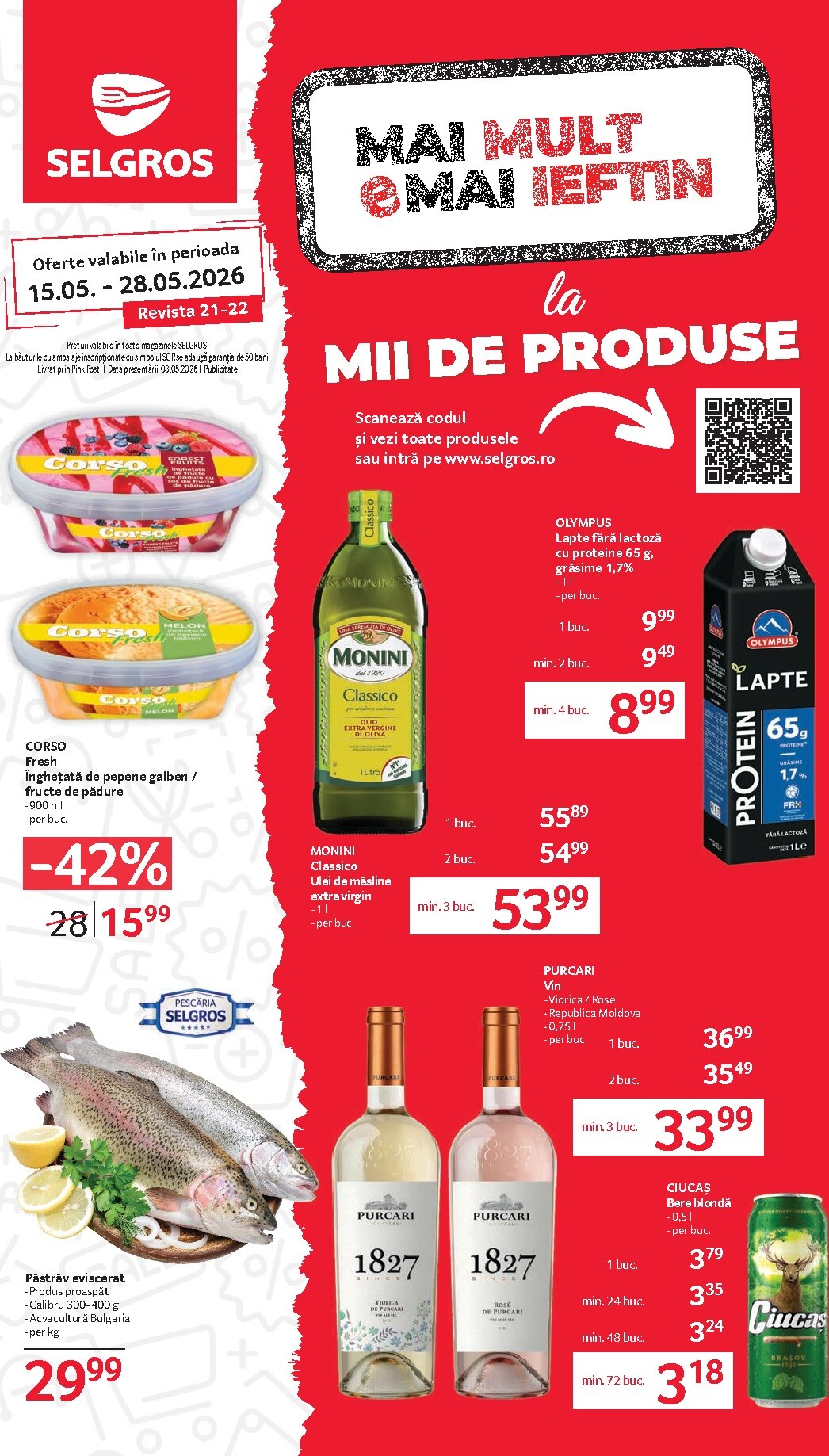 selgros - Selgros - Food pliante pentru săptămâna viitoare de la vineri 15.05.2026 până la joi 28.05.2026 - page: 1