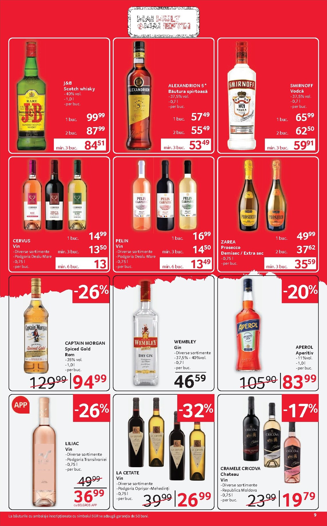 selgros - Selgros - Magazine Mici pliante pentru săptămâna viitoare de la vineri 15.05.2026 până la joi 28.05.2026 - page: 9