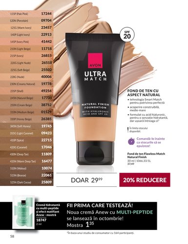 avon - Brosura Avon valabilă de la marți 01.09.2026 până la miercuri 30.09.2026 - page: 58