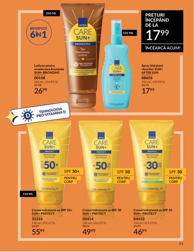 avon - Catalog Avon - Minibrosura valabil din 01.06. - 30.06. - page: 53