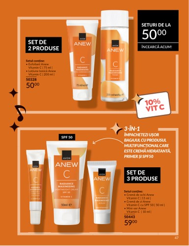 avon - Catalog Avon - Minibrosura valabil din 01.06. - 30.06. - page: 47