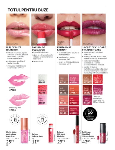 avon - Catalog Avon valabil din 01.07. până pe 31.07. - page: 42 avon - Catalog Avon valabil din 01.07. până pe 31.07. - page: 42
