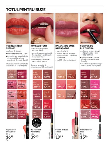 avon - Catalog Avon valabil din 01.08. până pe 31.08. - page: 64 avon - Catalog Avon valabil din 01.08. până pe 31.08. - page: 64