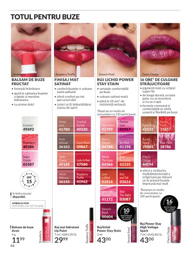 avon - Catalog Avon valabil din 01.08. până pe 31.08. - page: 66 avon - Catalog Avon valabil din 01.08. până pe 31.08. - page: 66