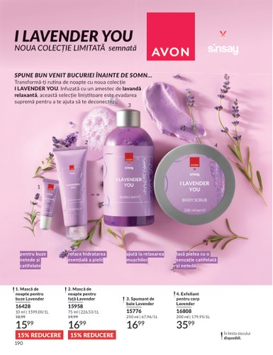 avon - Catalog Avon valabil din 01.08. până pe 31.08. - page: 190 avon - Catalog Avon valabil din 01.08. până pe 31.08. - page: 190