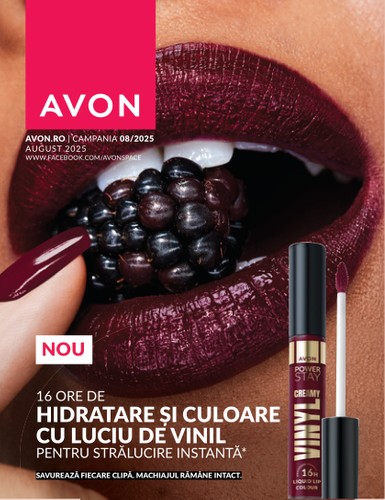avon - Catalog Avon valabil din 01.08. până pe 31.08. - page: 1 avon - Catalog Avon valabil din 01.08. până pe 31.08. - page: 1