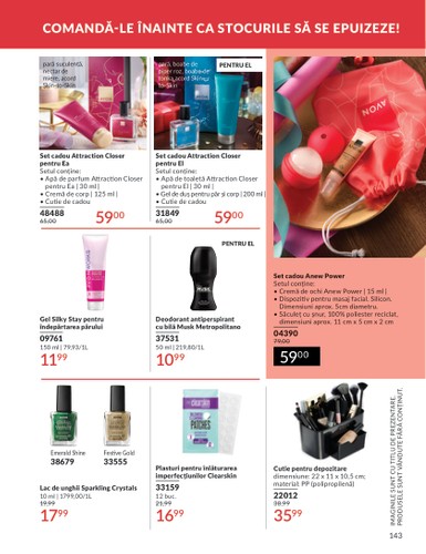 avon - Catalog Avon valabil din 01.08. până pe 31.08. - page: 143 avon - Catalog Avon valabil din 01.08. până pe 31.08. - page: 143