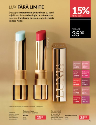 avon - Catalog Avon valabil din 01.08. până pe 31.08. - page: 75 avon - Catalog Avon valabil din 01.08. până pe 31.08. - page: 75