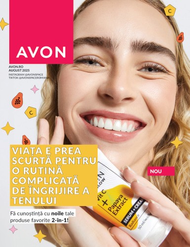avon - Catalog Avon - Minibrosura valabil din 01.08. până pe 31.08.