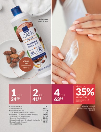 avon - Catalog Avon online – oferte valabile din 01.10. - page: 217 avon - Catalog Avon online – oferte valabile din 01.10. - page: 217