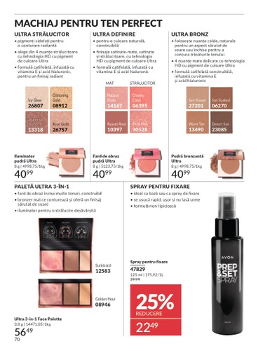avon - Catalog Avon online – oferte valabile din 01.10. - page: 70 avon - Catalog Avon online – oferte valabile din 01.10. - page: 70