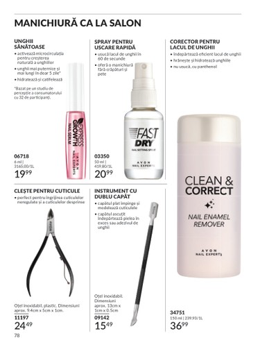 avon - Catalog Avon online – oferte valabile din 01.10. - page: 78 avon - Catalog Avon online – oferte valabile din 01.10. - page: 78