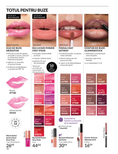 avon - Catalog Avon online – oferte valabile din 01.12. - page: 78