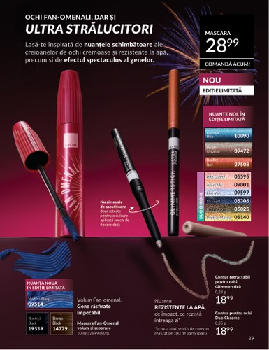 avon - Catalog Avon online – oferte valabile din 01.01. - page: 39
