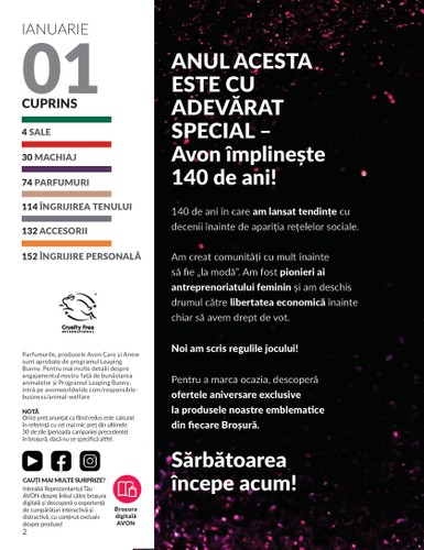 avon - Catalog Avon online – oferte valabile din 01.01. - page: 2