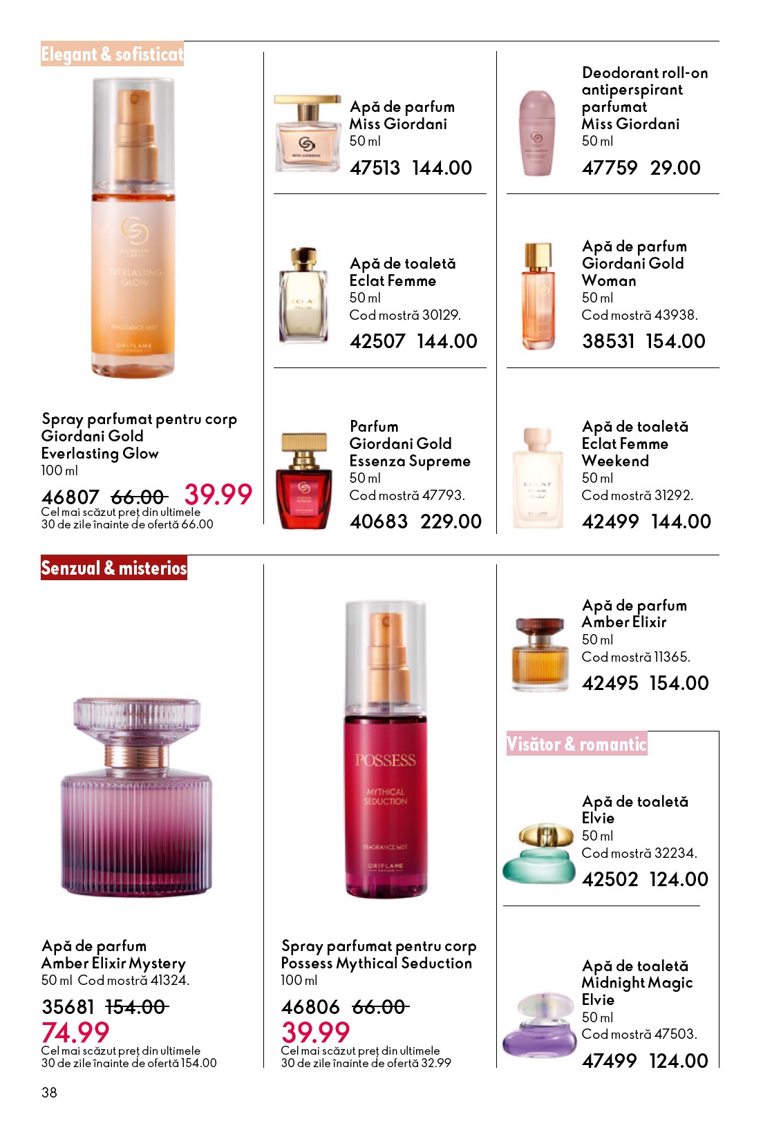 oriflame - Brosura Oriflame valabilă de la miercuri 27.05.2026 până la marți 16.06.2026 - page: 38
