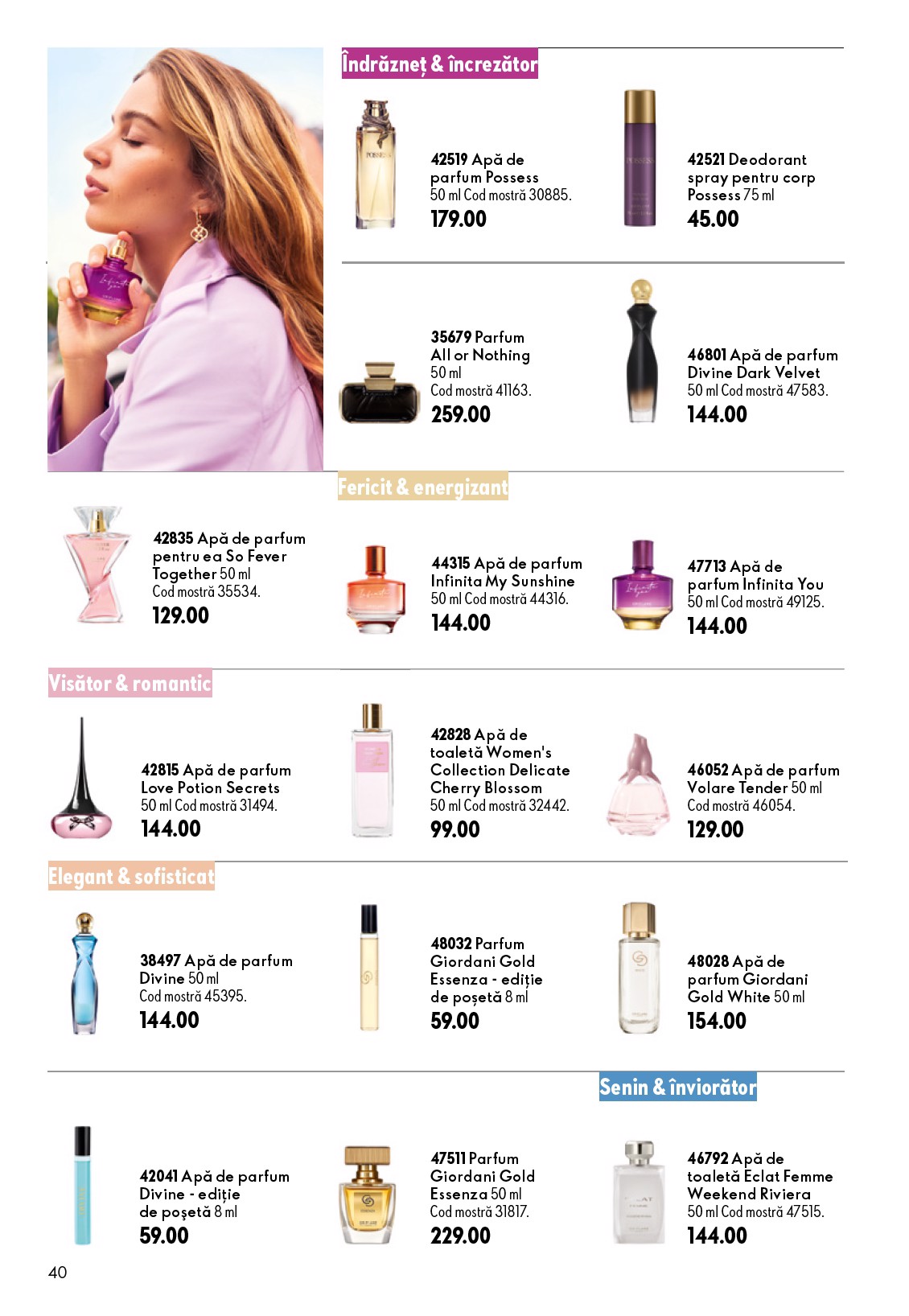 oriflame - Brosura Oriflame valabilă de la miercuri 17.06.2026 până la marți 07.07.2026 - page: 40