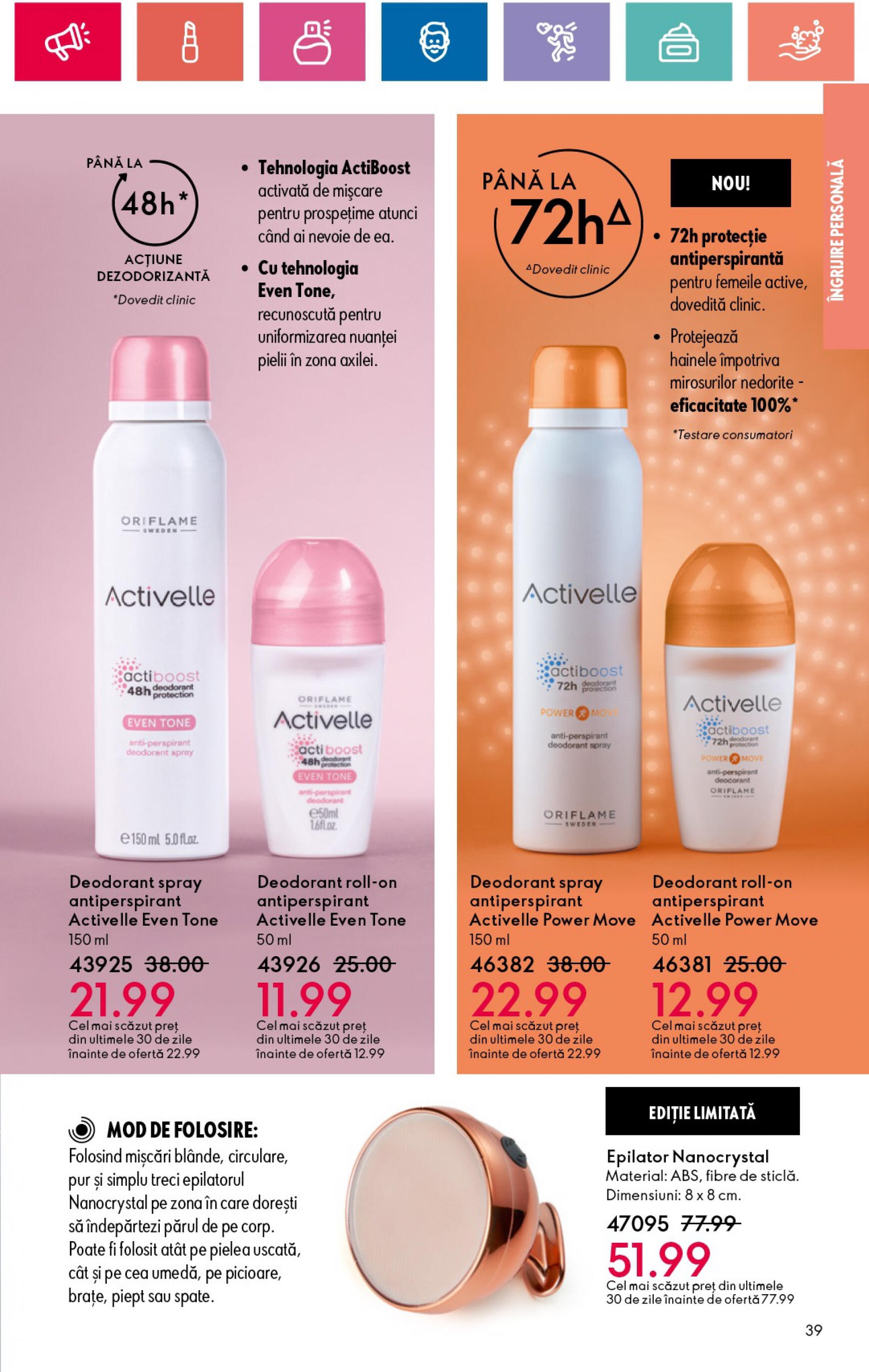 oriflame - Catalog nou Oriflame 28.05. - 17.06. - page: 39