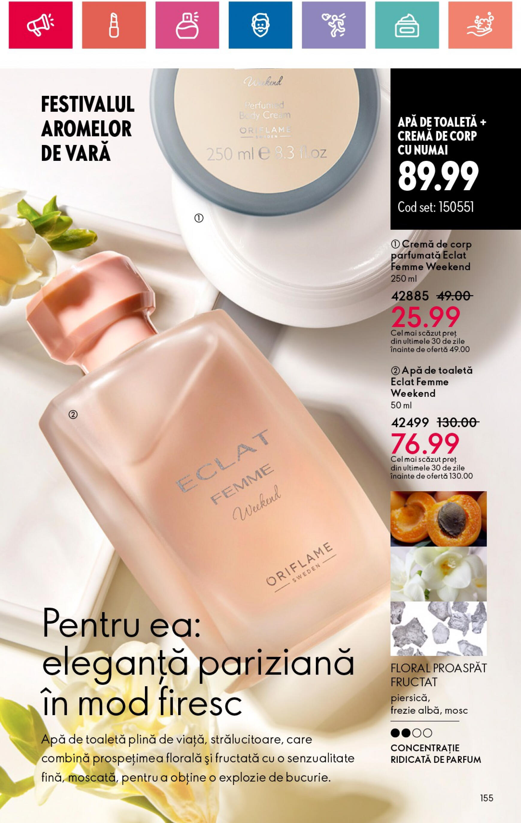 oriflame - Catalog nou Oriflame 09.07. - 29.07. - page: 155