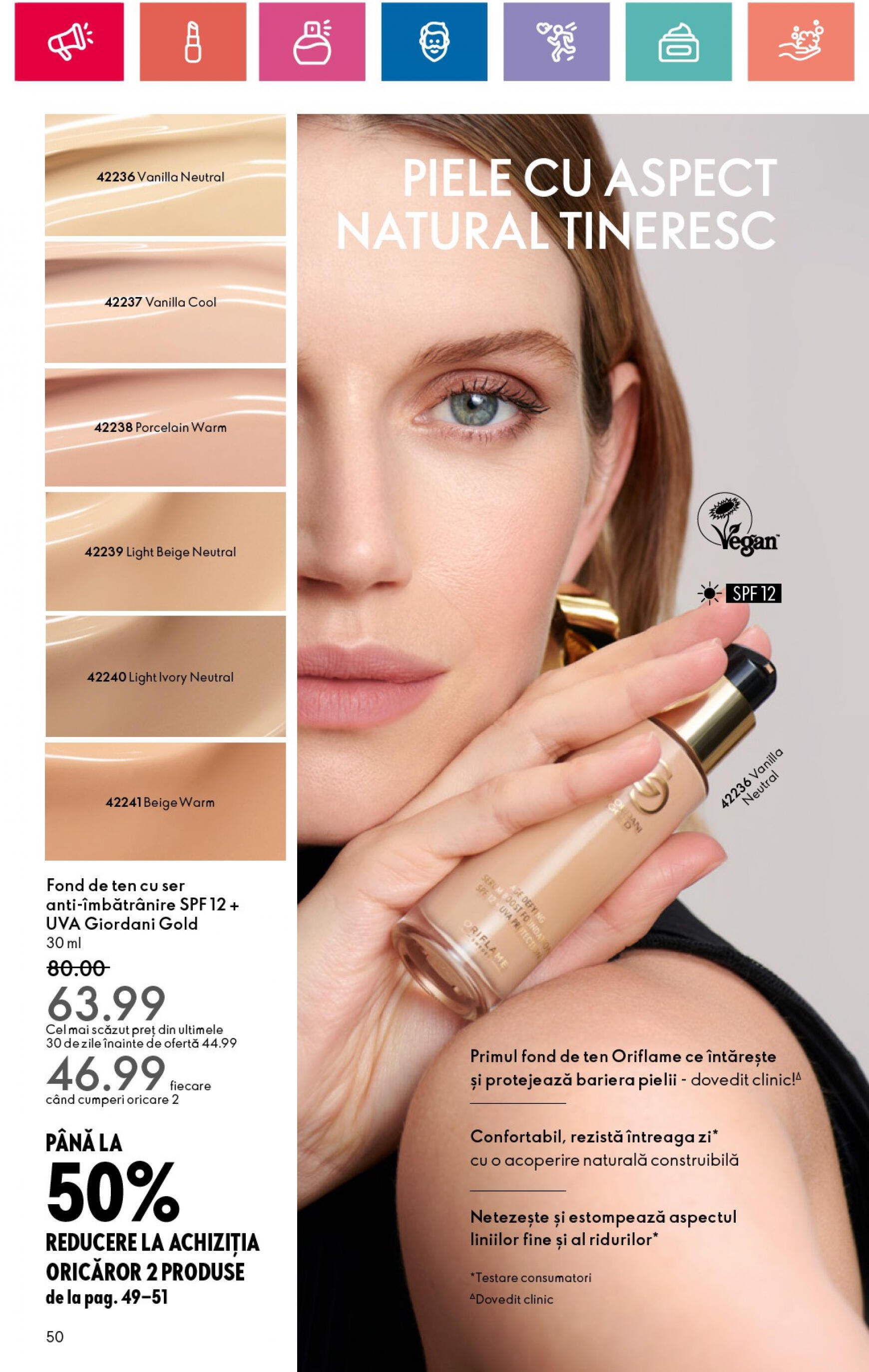 oriflame - Catalog nou Oriflame 09.07. - 29.07. - page: 50