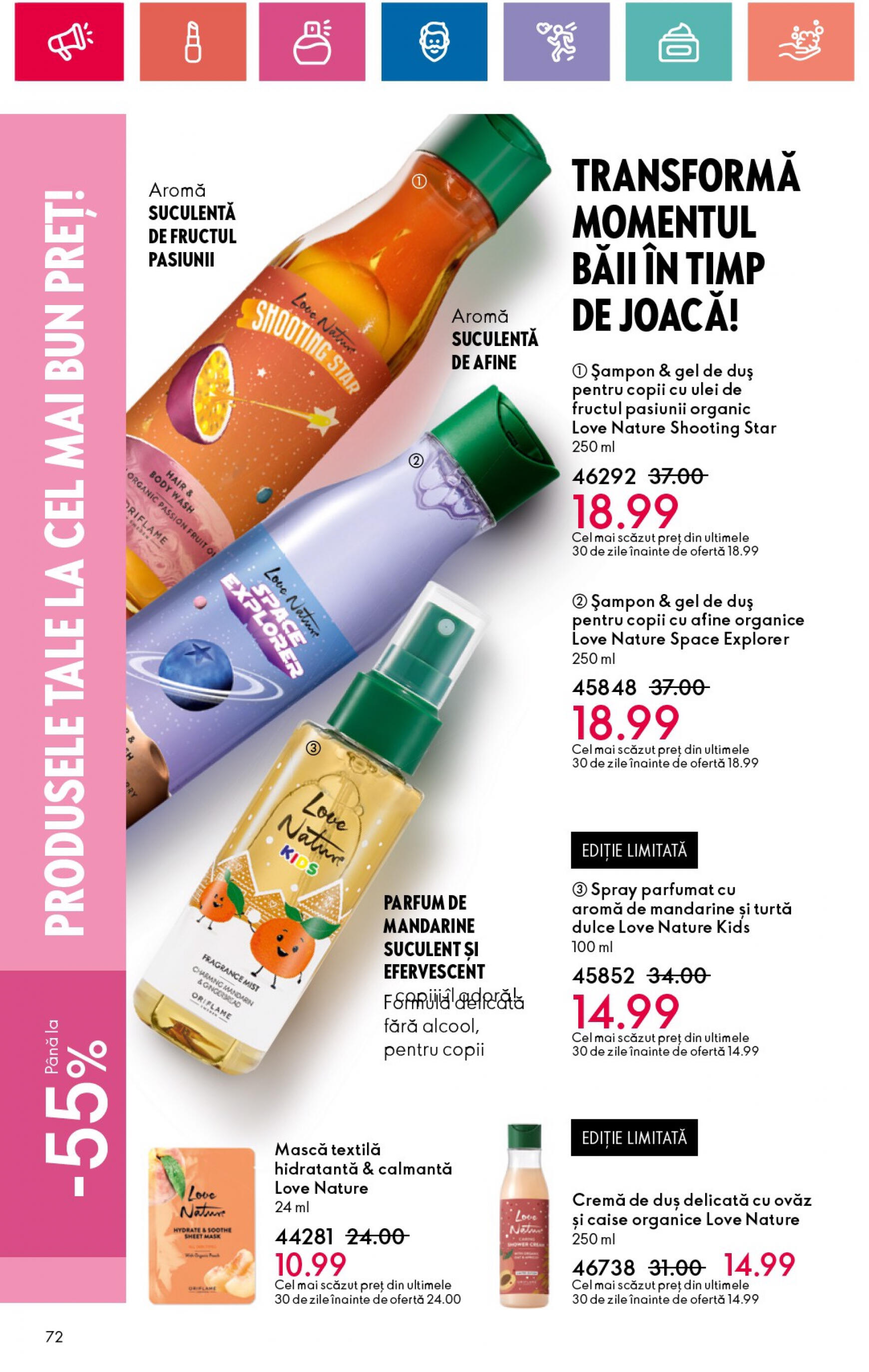 oriflame - Catalog nou Oriflame 09.07. - 29.07. - page: 72