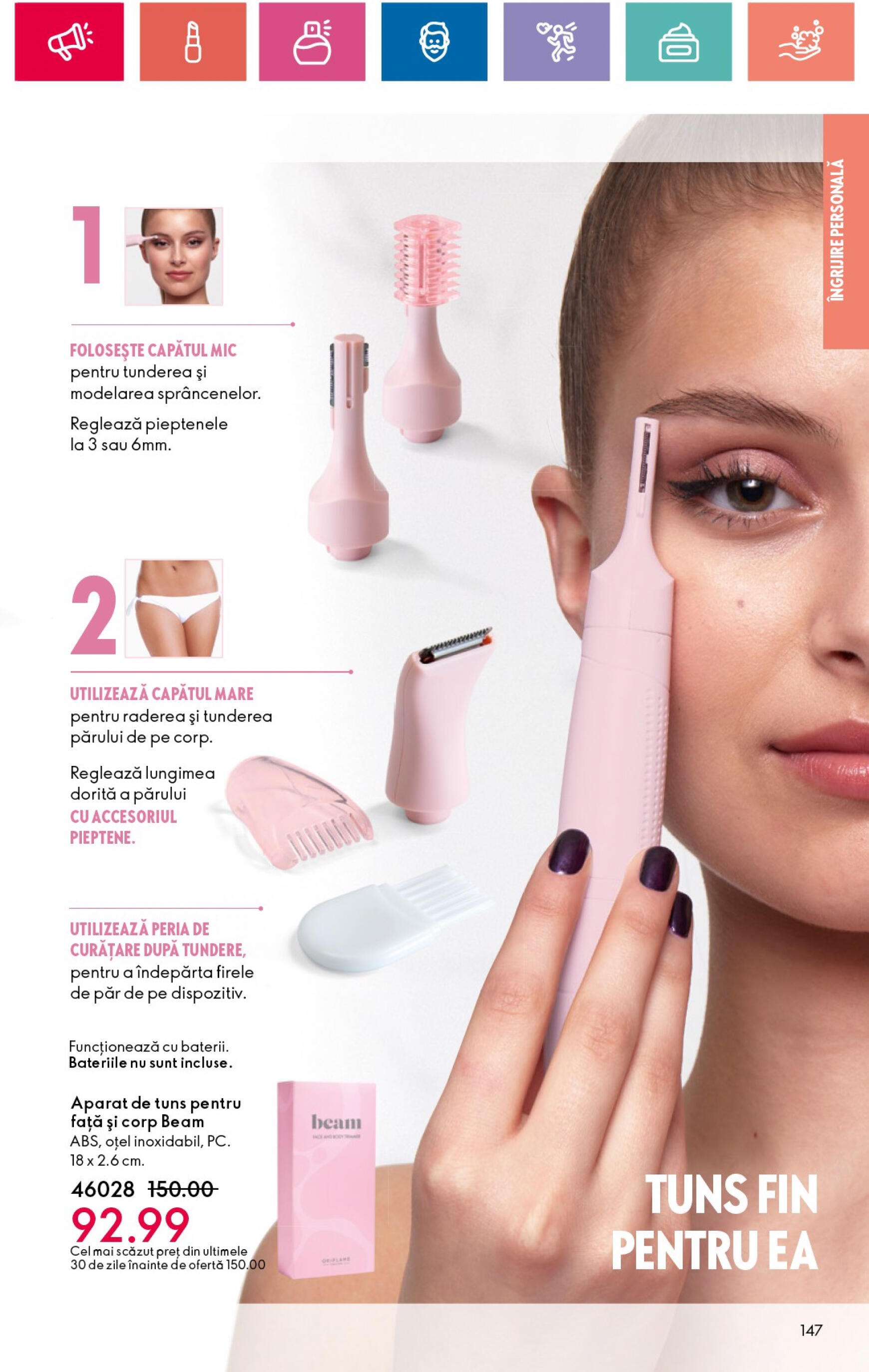 oriflame - Catalog nou Oriflame 30.07. - 19.08. - page: 147