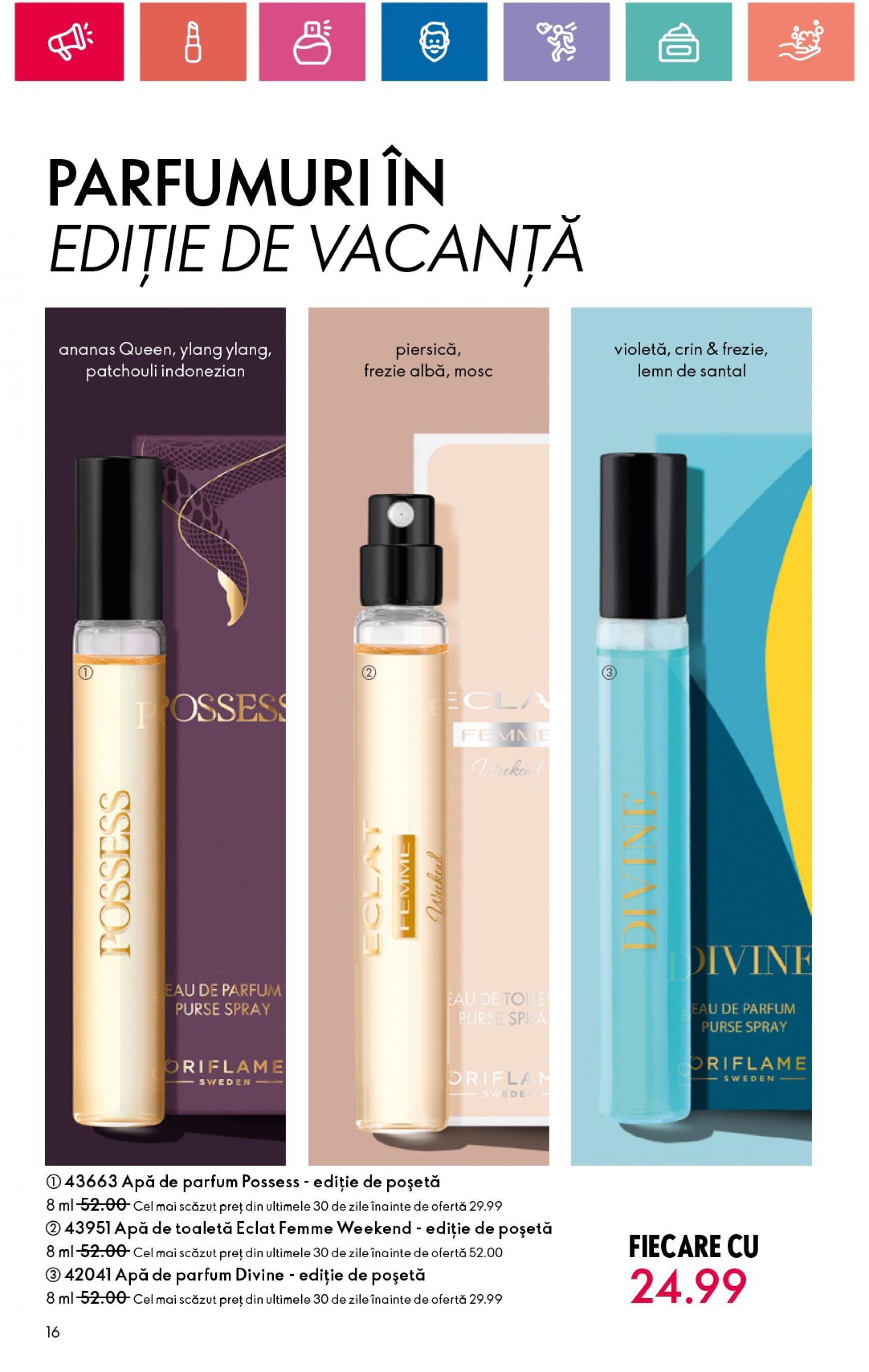 oriflame - Catalog nou Oriflame 30.07. - 19.08. - page: 16