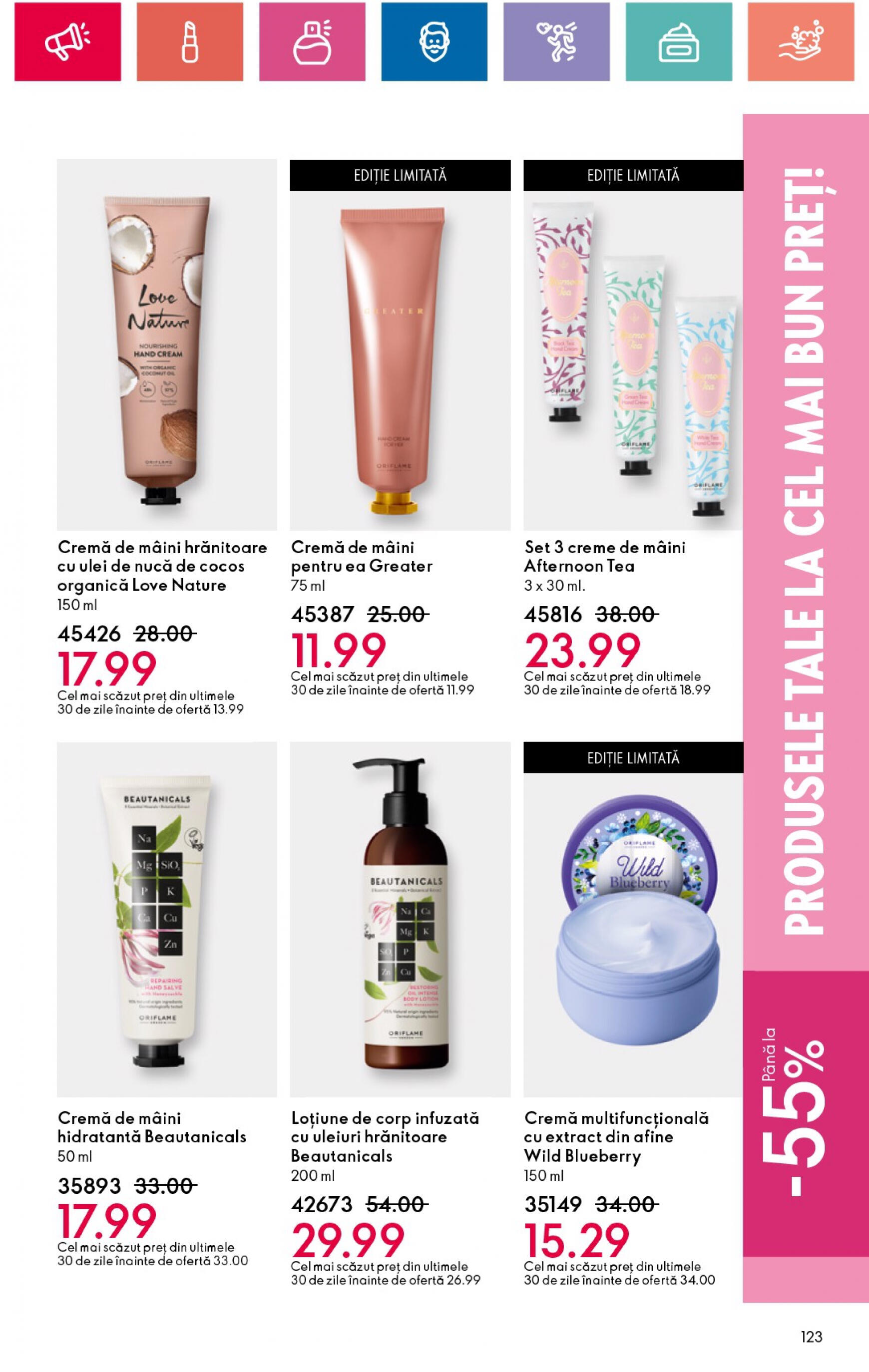 oriflame - Catalog nou Oriflame 30.07. - 19.08. - page: 123