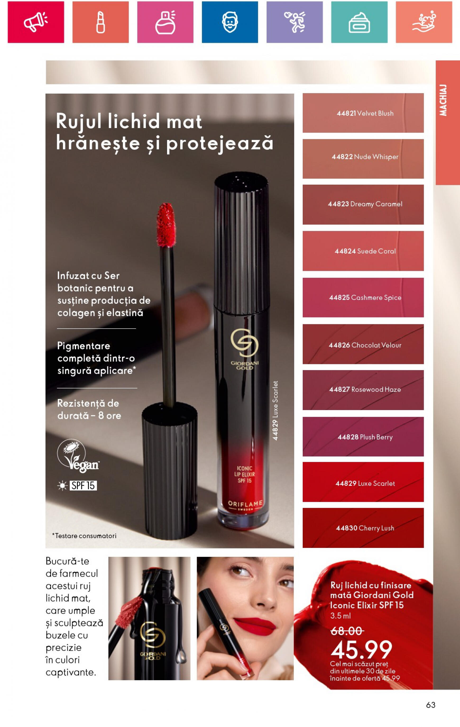 oriflame - Catalog nou Oriflame 30.07. - 19.08. - page: 63