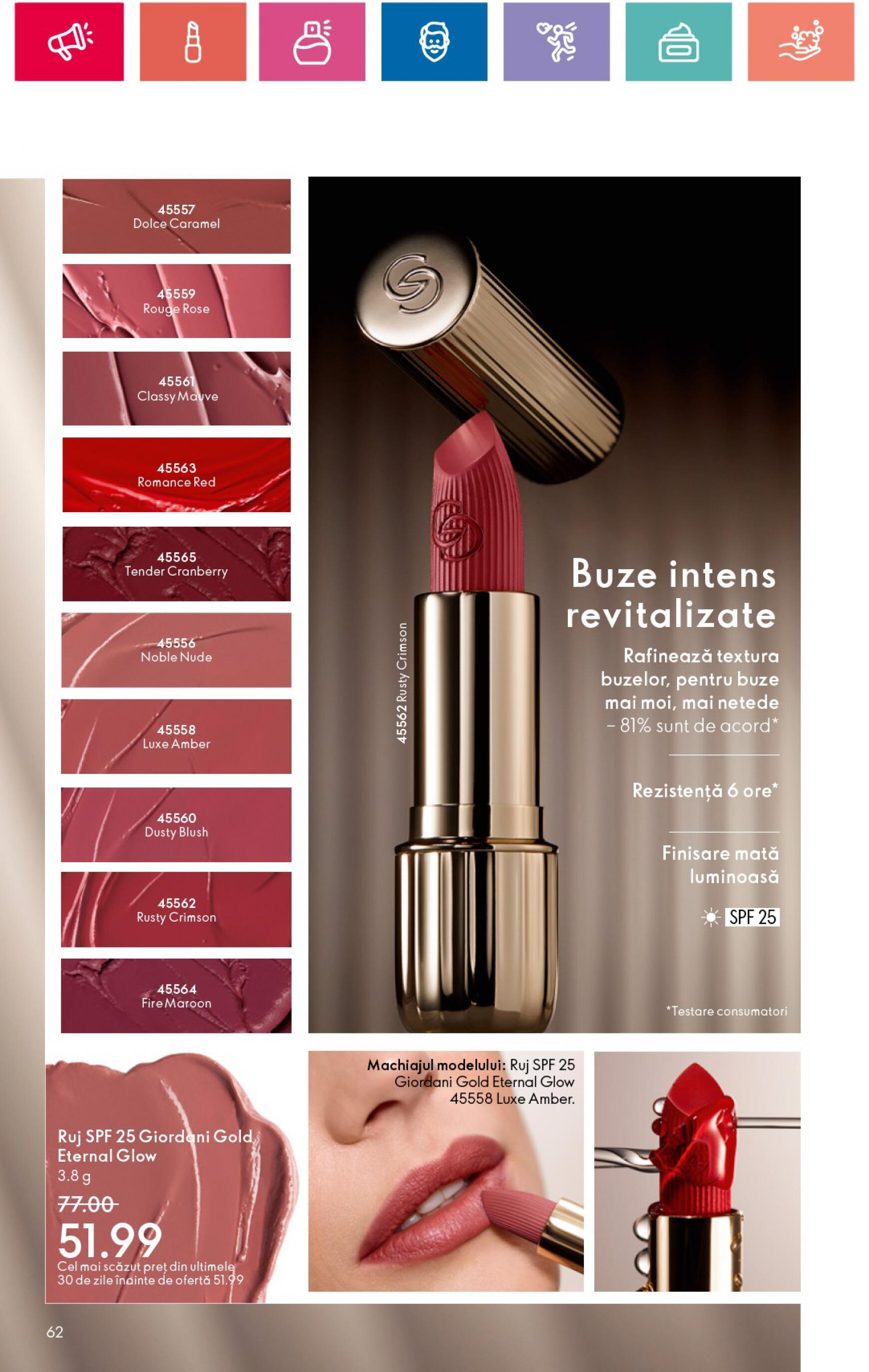 oriflame - Catalog nou Oriflame 30.07. - 19.08. - page: 62