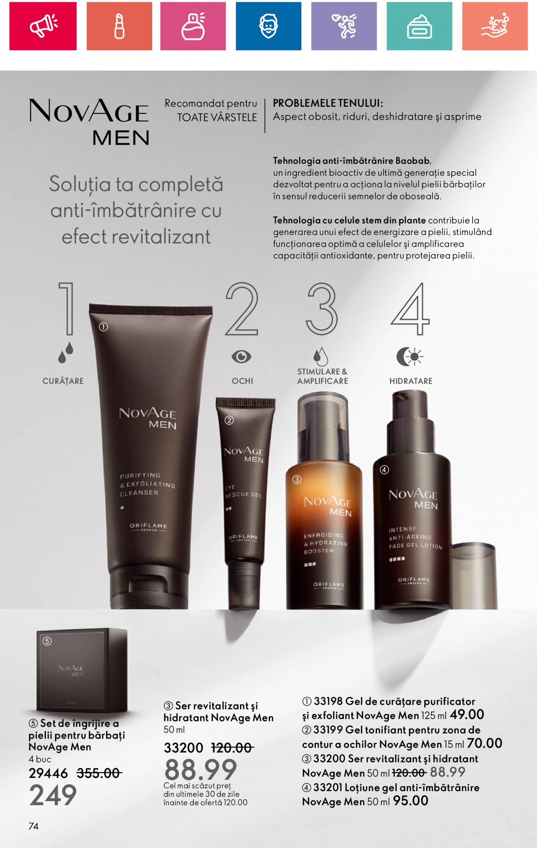 oriflame - Catalog nou Oriflame 20.08. - 09.09. - page: 74