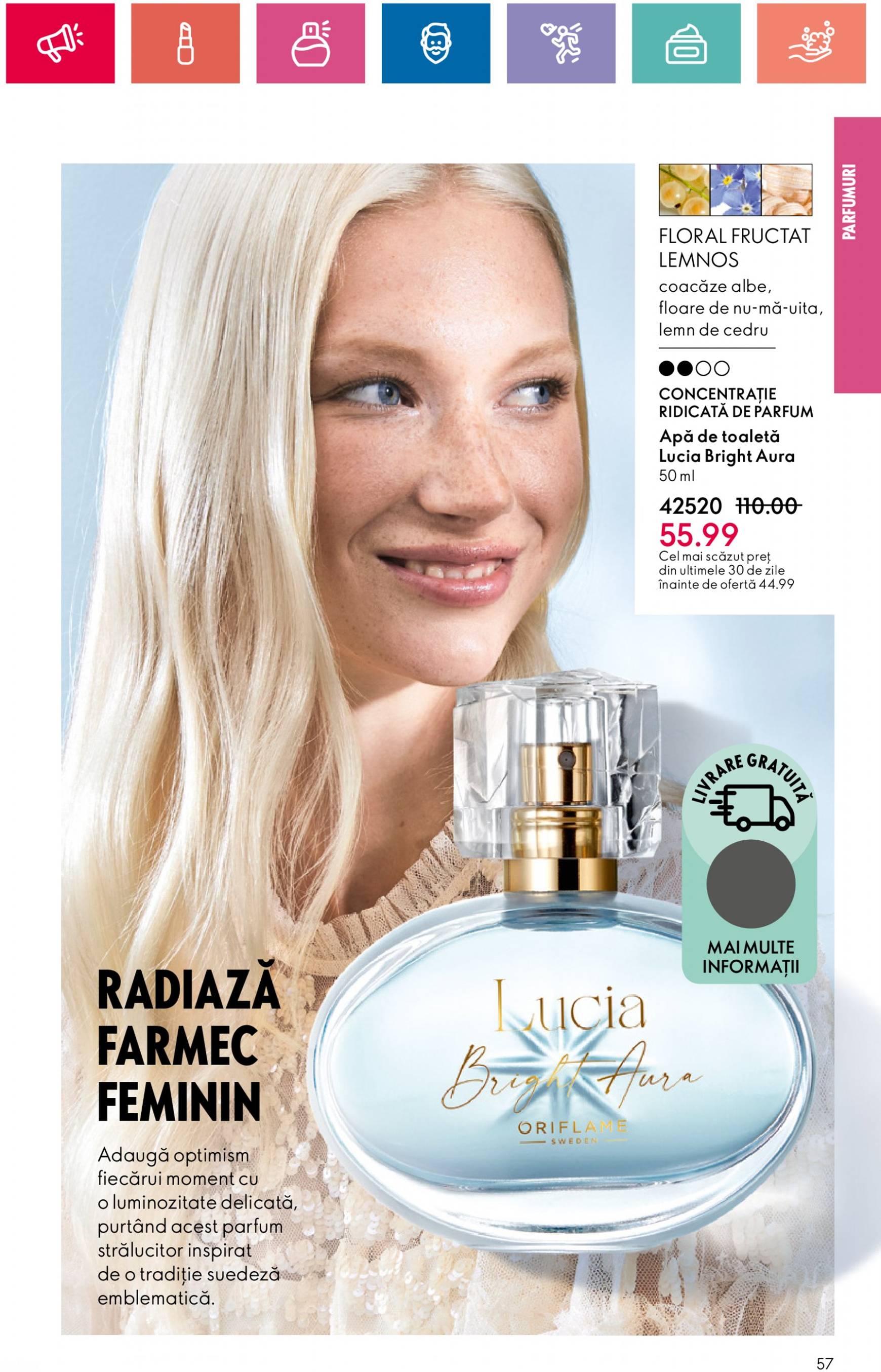 oriflame - Catalog nou Oriflame 20.08. - 09.09. - page: 57