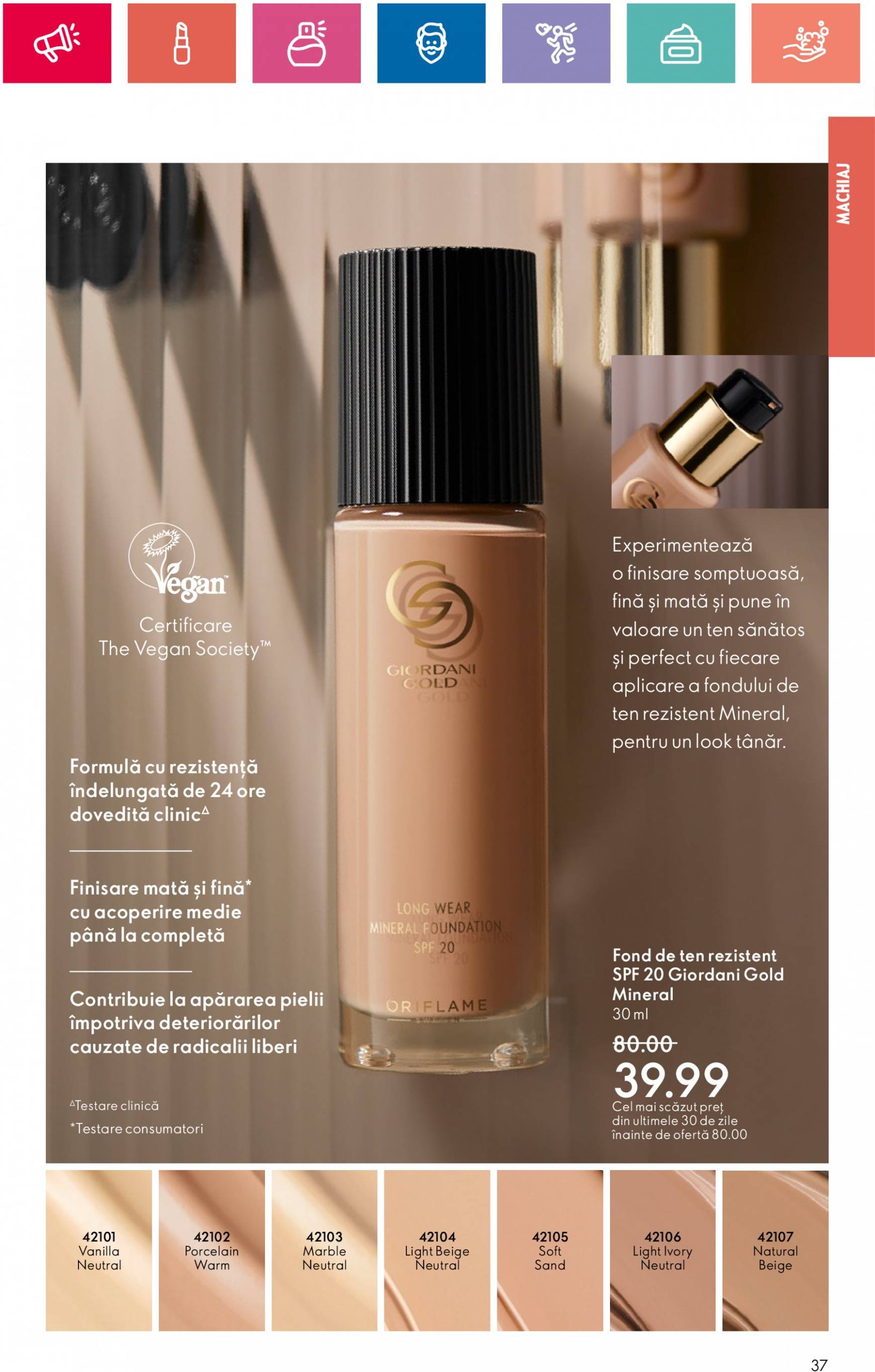 oriflame - Catalog nou Oriflame 20.08. - 09.09. - page: 37