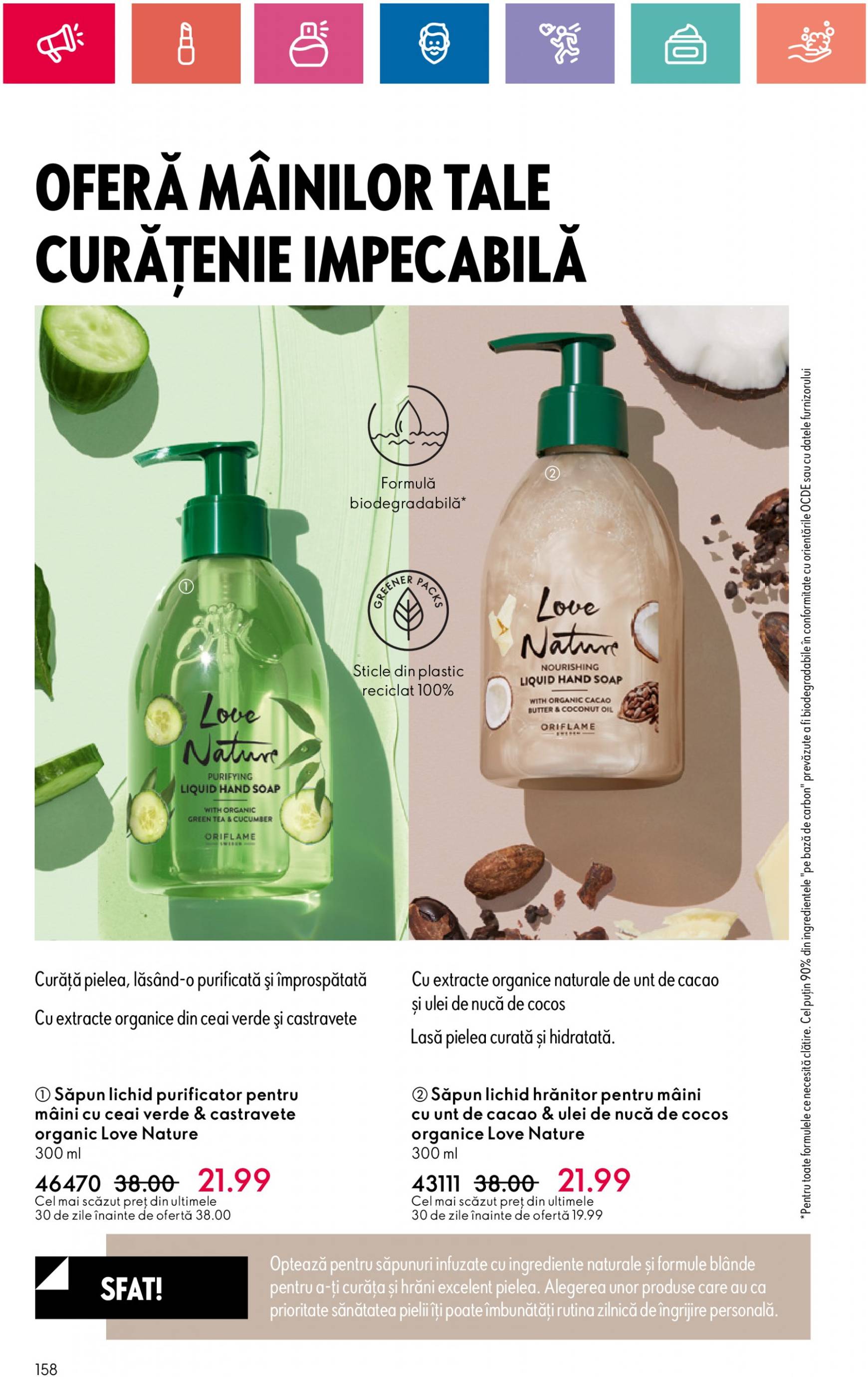 oriflame - Catalog nou Oriflame 20.08. - 09.09. - page: 158