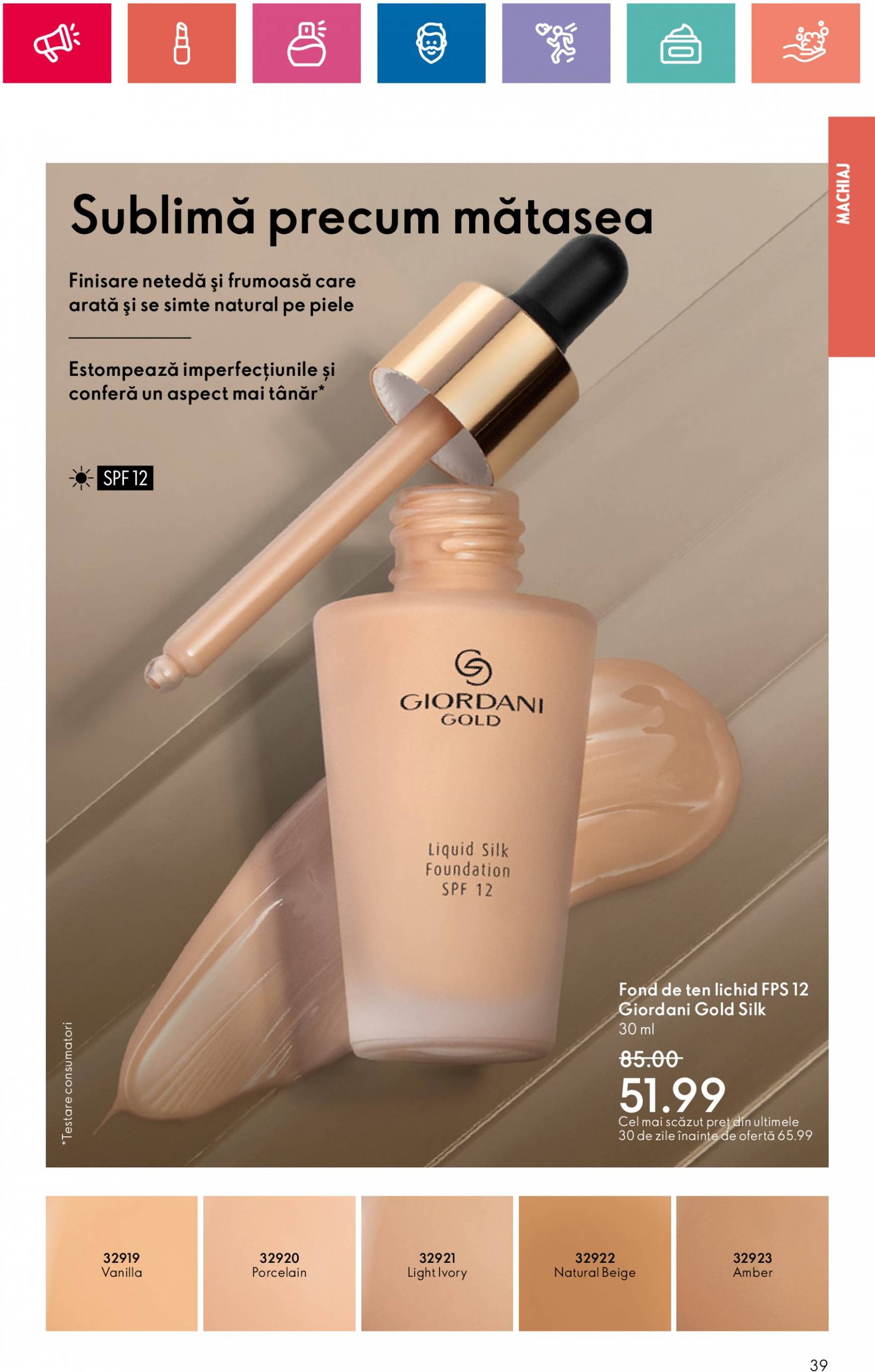 oriflame - Catalog nou Oriflame 20.08. - 09.09. - page: 39